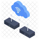 Cloud Data Sharing  Icon