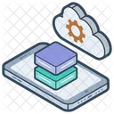 Cloud Data Storage Cloud Computing Cloud Technology Icon