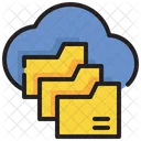 Cloud data storage  Icon
