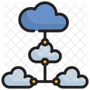 Cloud data storage  Icon