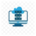 Cloud Data Storage Cloud Storage Cloud Computing Icon