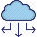Cloud Data Store Cloud Data Transfer Cloud Storage Icon