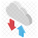 Cloud Data Sync Data Synchronization Information Transfer Icon