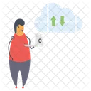 Cloud Data Technology  Icon