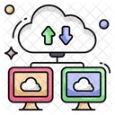 Cloud Computers Cloud Devices Cloud Technology Icon
