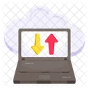 Cloud Data Transfer Data Exchange Data Transmission Icon