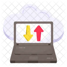 Cloud Data Transfer  Icon