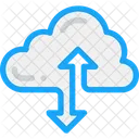 Cloud data transfer  Icon