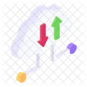 Cloud Data Transfer  Icon
