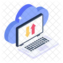 Cloud Data Transfer  Icon