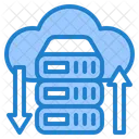 Cloud Data Transfer Server Transfer Icon