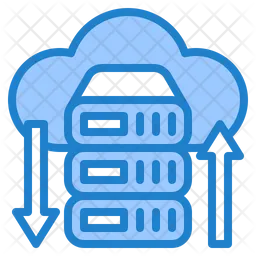 Cloud Data Transfer  Icon