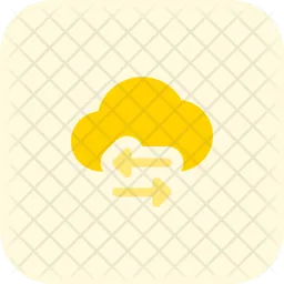 Cloud Data Transfer  Icon