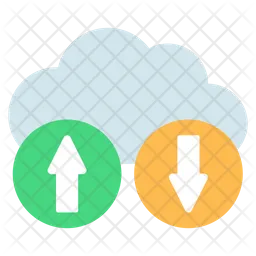 Cloud Data Transfer  Icon