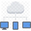 Cloud Data Transfer Cloud Data Exchange Cloud Data Icon