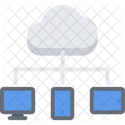 Cloud Data Transfer  Icon