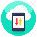 Cloud Data Transfer  Symbol