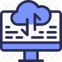 Computer Cloud Server Icon