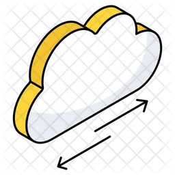 Cloud Data Transfer  Icon