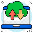 Cloud Data Transfer Data Exchange Data Transmission Icon