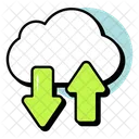 Cloud Data Transfer Icon