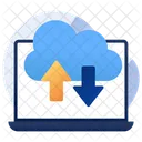 Cloud Data Transfer Data Exchange Data Transmission アイコン
