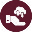 Cloud data transfer  Icon