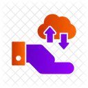 Cloud data transfer  Icon