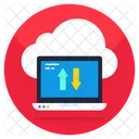 Cloud Data Transfer  Icon
