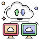 Cloud Data Transfer  Icon