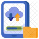 Cloud Data Transfer Data Exchange Data Transmission アイコン
