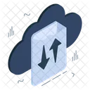 Cloud Data Transfer Data Exchange Data Transmission Icon