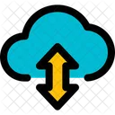 Cloud Data Transfered  Icon