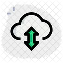 Cloud Data Transfered  Icône
