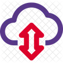Cloud Data Transfered  Icon