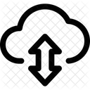 Cloud Data Transfered  Icon