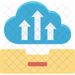 Cloud data transmission  Icon
