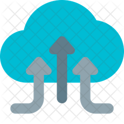 Cloud Data Upload Two Icon