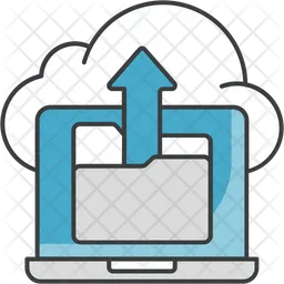 Cloud Data Uploading  Icon