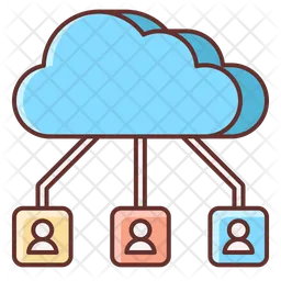 Cloud Data Users  Icon