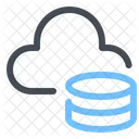 Cloud Database Network Icon