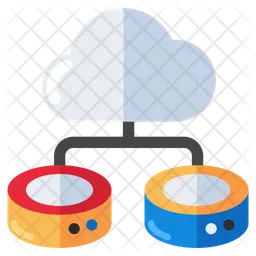 Cloud Database  Icon