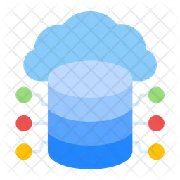 Cloud Database  Icon