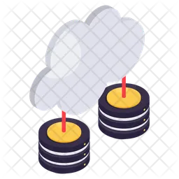 Cloud Database  Icon