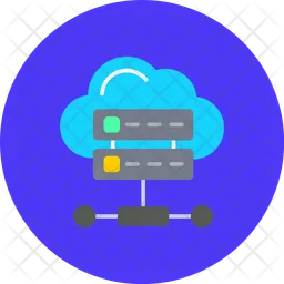 Cloud Database  Icon