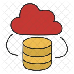 Cloud Database  Icon