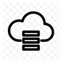 Cloud database  Icon