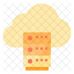 Cloud database  Icon