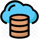 Cloud Big Data Storage Icon