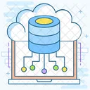 Cloud Dataserver Cloud Hosting Cloud Computing Icon